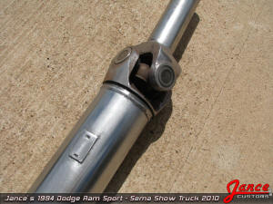 Smoothed out drive shaft.