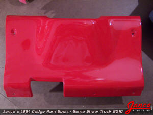 Knee Bolster Painted